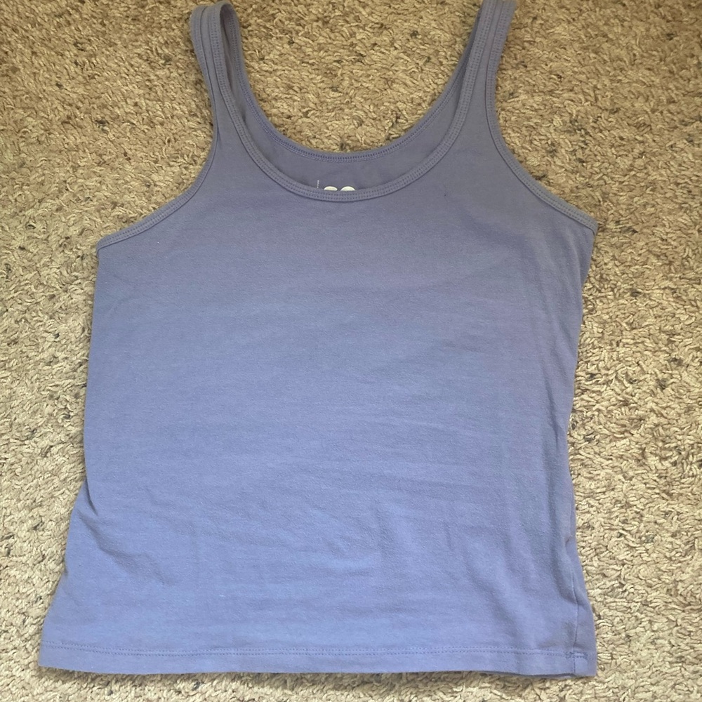 SO Purple Fitted Sleeveless Tank Top